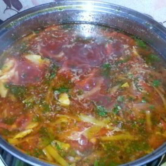 Рецепт борщ домашний