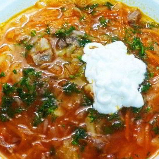 Рецепт борщ из баранины
