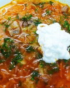 Борщ из баранины