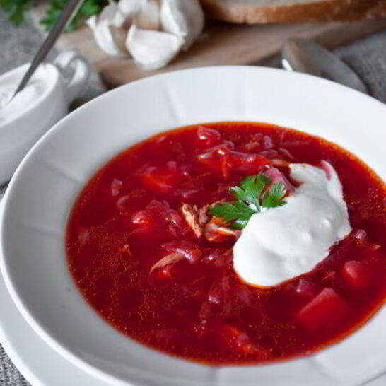 Рецепт борщ из свинины