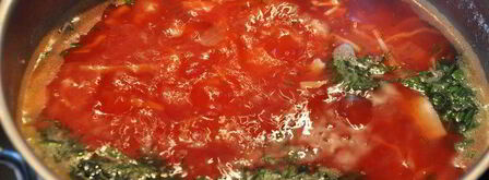 борщ на говяжьем бульоне. Шаг 4