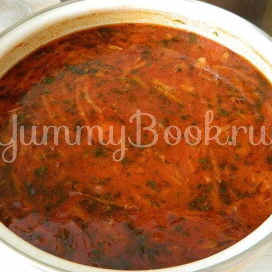 Рецепт борщ на птичьем бульоне