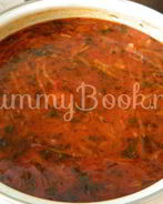 Борщ на птичьем бульоне