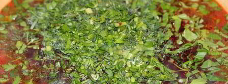 борщ с баклажанами. Шаг 20