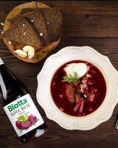 Борщ с черносливом