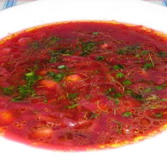 Рецепт борщ с фасолью без мяса в мультиварке