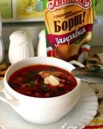Борщ с фасолью