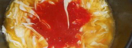 борщ с килькой в мультиварке. Шаг 5