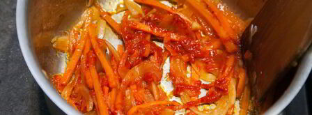 борщ с копченой скумбрией. Шаг 3