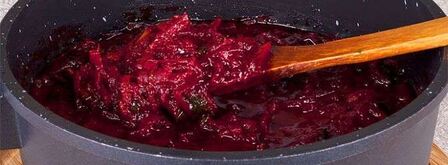 борщ с красной консервированной фасолью и с мясом. Шаг 3