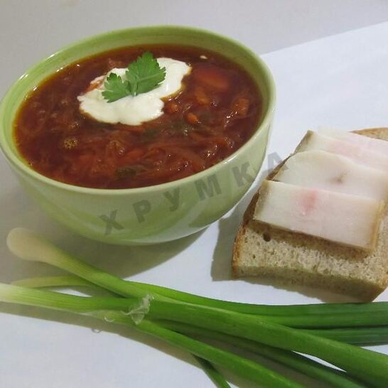 Рецепт борщ с квашеной капустой и свеклой