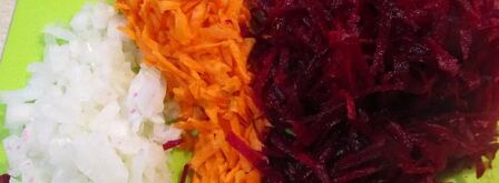 борщ с квашеной капустой и свеклой. Шаг 4