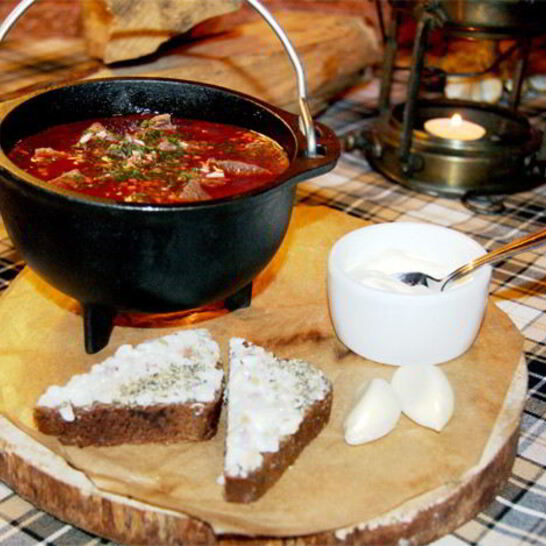 Рецепт борщ с мясом лося