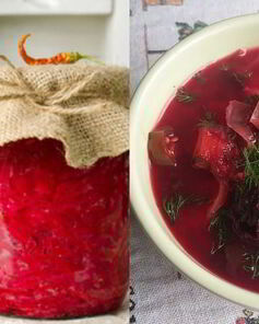 Борщевая заправка со свеклой