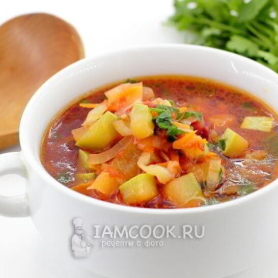 Рецепт летний борщ
