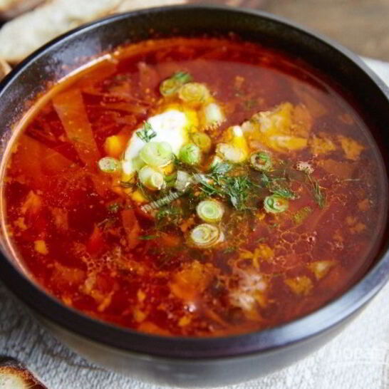 Рецепт настоящий украинский борщ