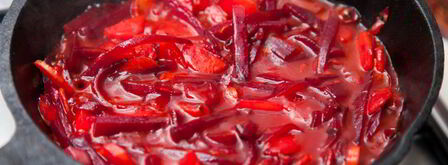 постный борщ с черносливом. Шаг 5