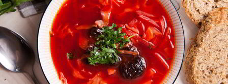 постный борщ с черносливом. Шаг 10