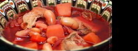 постный борщ с грибами. Шаг 6