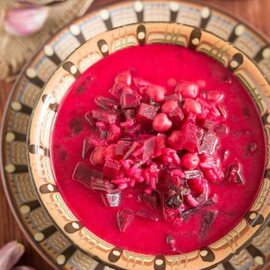 Рецепт постный борщ с нутом и грибами