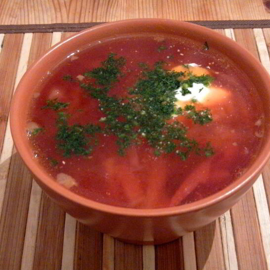 Рецепт украинский борщ