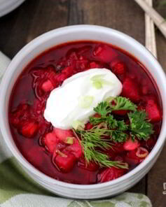 Веганский борщ