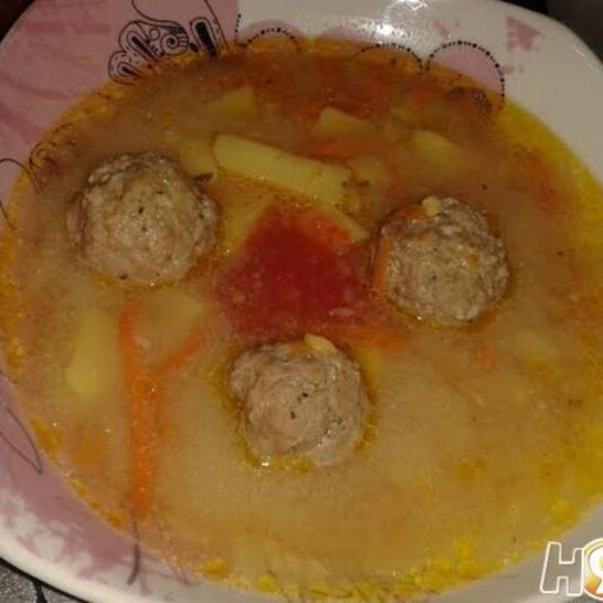 Рецепт гороховый суп с фрикадельками