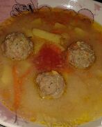 Гороховый суп с фрикадельками