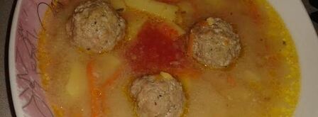 гороховый суп с фрикадельками. Шаг 7