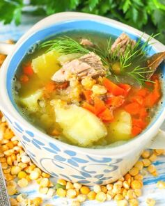 Гороховый суп с говядиной