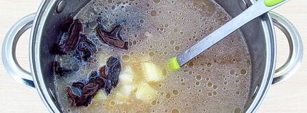 гороховый суп с грибами. Шаг 10