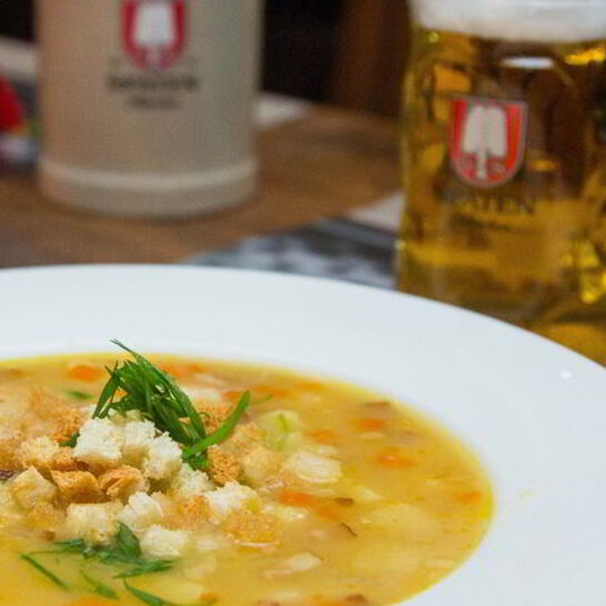 Рецепт гороховый суп с копченостями