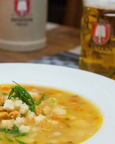 Гороховый суп с копченостями