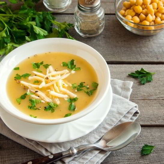 Рецепт гороховый суп с сыром