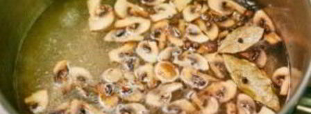 грибной суп с домашней лапшой. Шаг 10