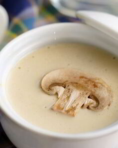 Грибной суп с сыром