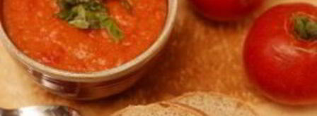 итальянский томатный суп с хлебом. Шаг 5