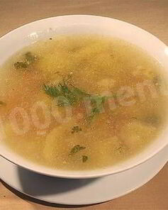 Картофельный суп по-южнобогемски