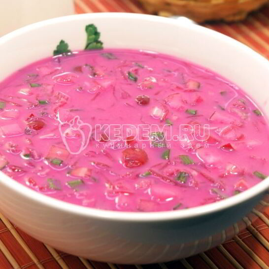 Рецепт холодник из свеклы