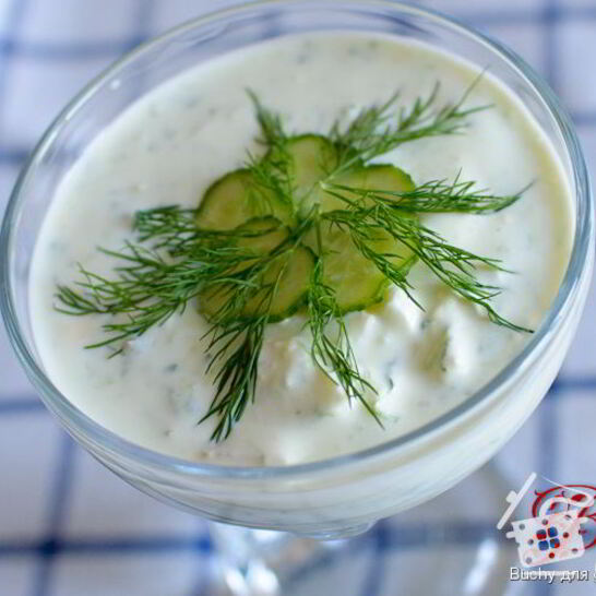 Рецепт холодный огуречный суп