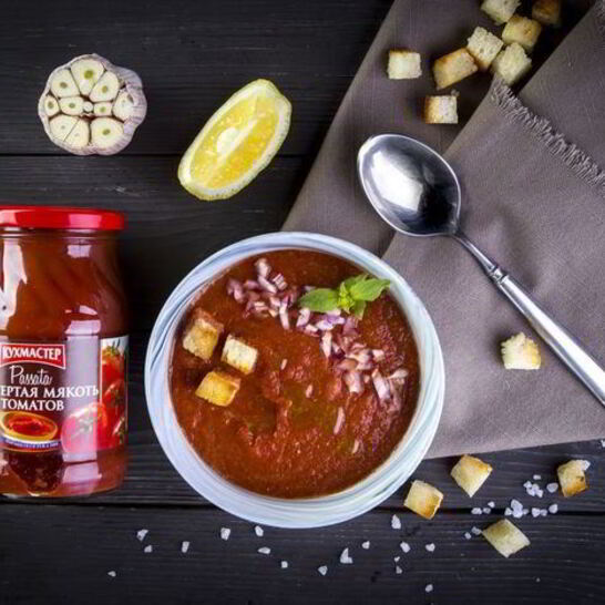 Рецепт холодный томатный суп