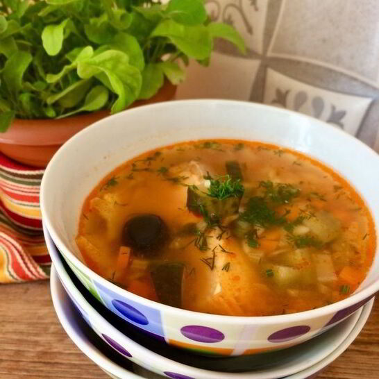 Рецепт легкий рыбный суп