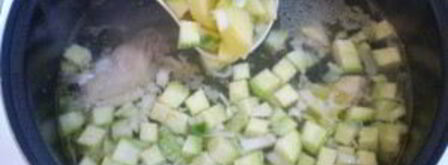 летний суп с курицей. Шаг 6