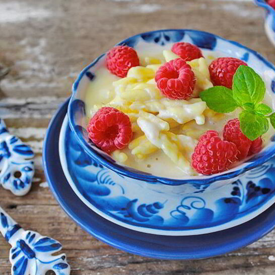 Рецепт молочный суп с вермишелью