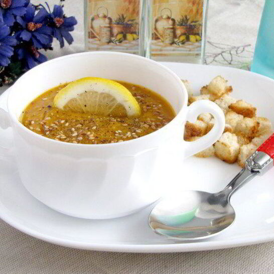 Рецепт морковный суп с белой фасолью