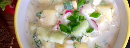 окрошка на айране. Шаг 4