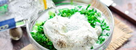 окрошка на минералке. Шаг 7