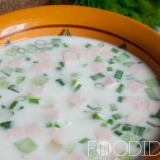 Рецепт окрошка на сыворотке