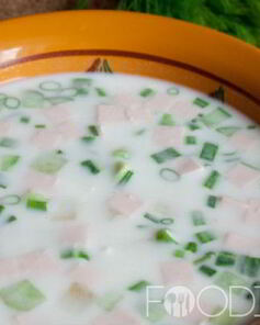 Окрошка на сыворотке