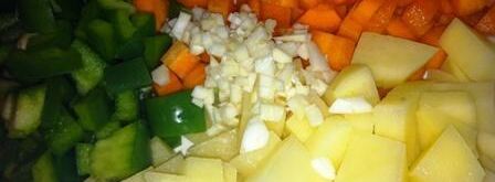 овощной суп с фрикадельками. Шаг 4